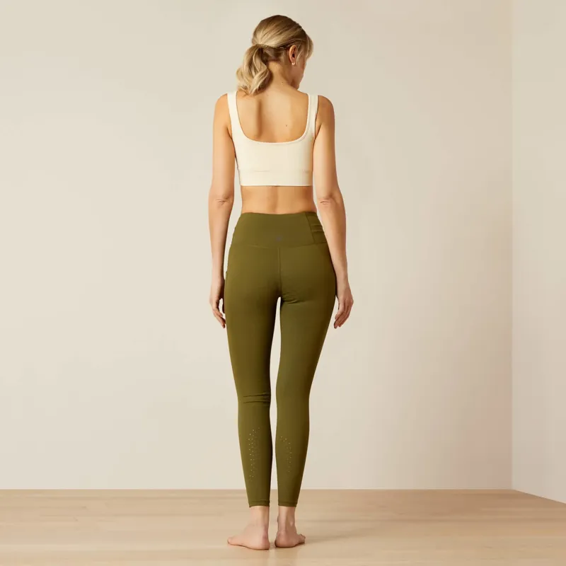 Ariat Womens EOS 2.0 FS Tights - Winter Moss-1