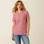 Ariat Womens Laguna Logo T-Shirt - Rose Wine