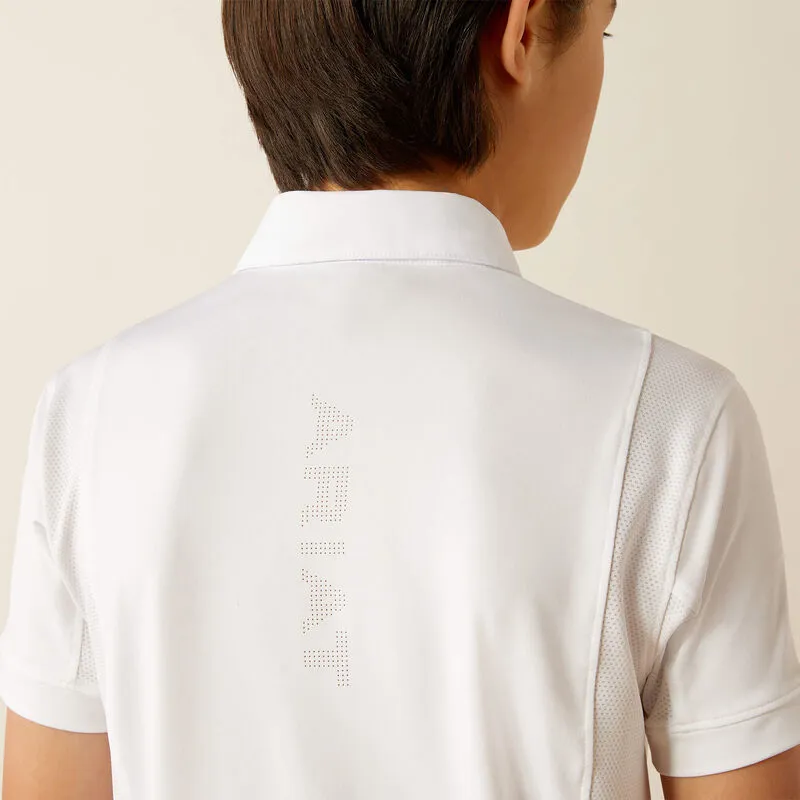 Ariat Youth Tek Show Shirt - White-2