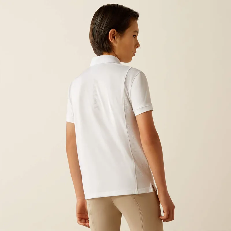 Ariat Youth Tek Show Shirt - White-4