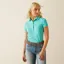 Ariat Prix 3.0 Polo Shirt - Womens Pool Blue