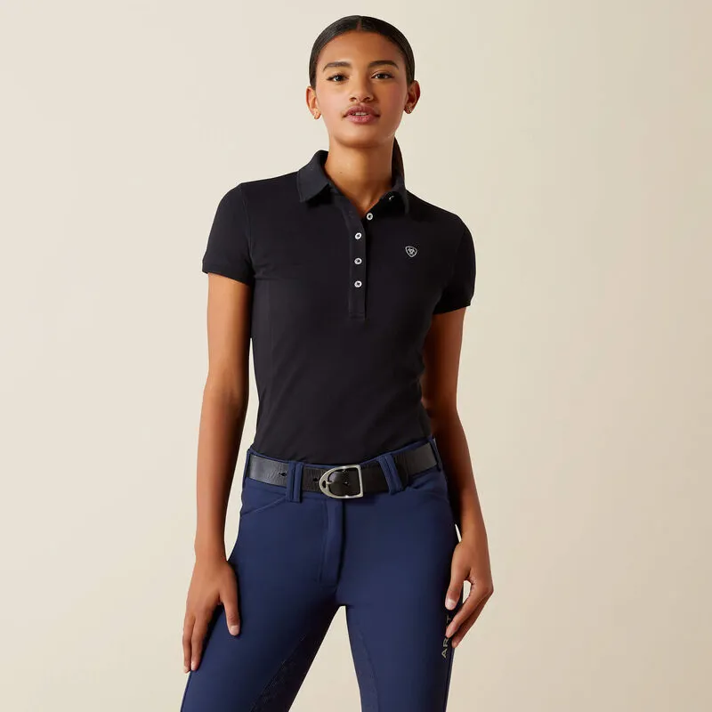 Ariat Prix 3.0 Polo Shirt - Womens Black