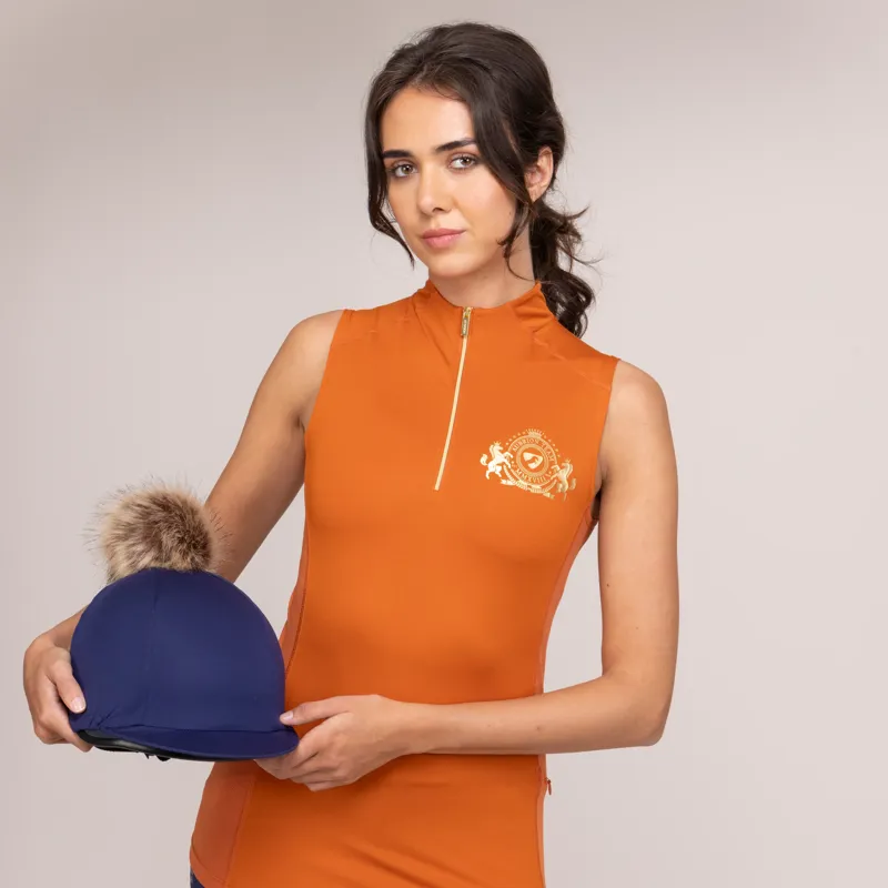 Aubrion Team Sleeveless Base Layer RUST-2