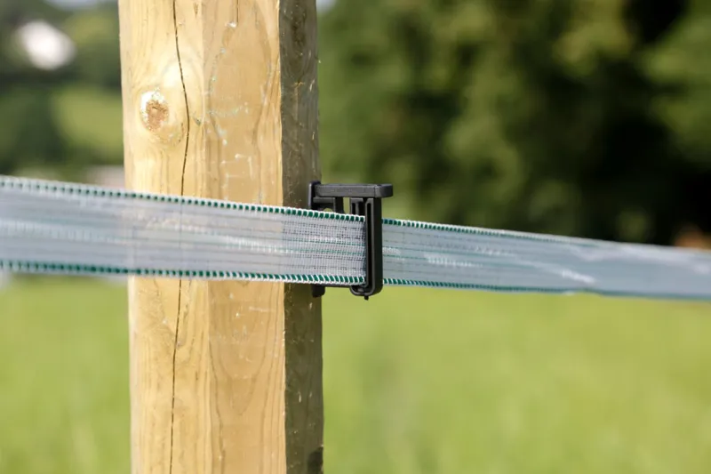 Rutland Electric Fence Wood Screw Tape/Rope Insulator 25 Pack-7