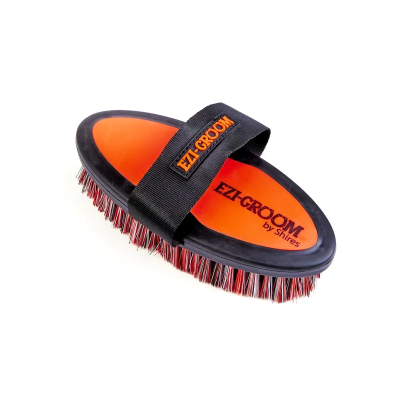 EZI-GROOM Grip Body Brush ORANGE Small