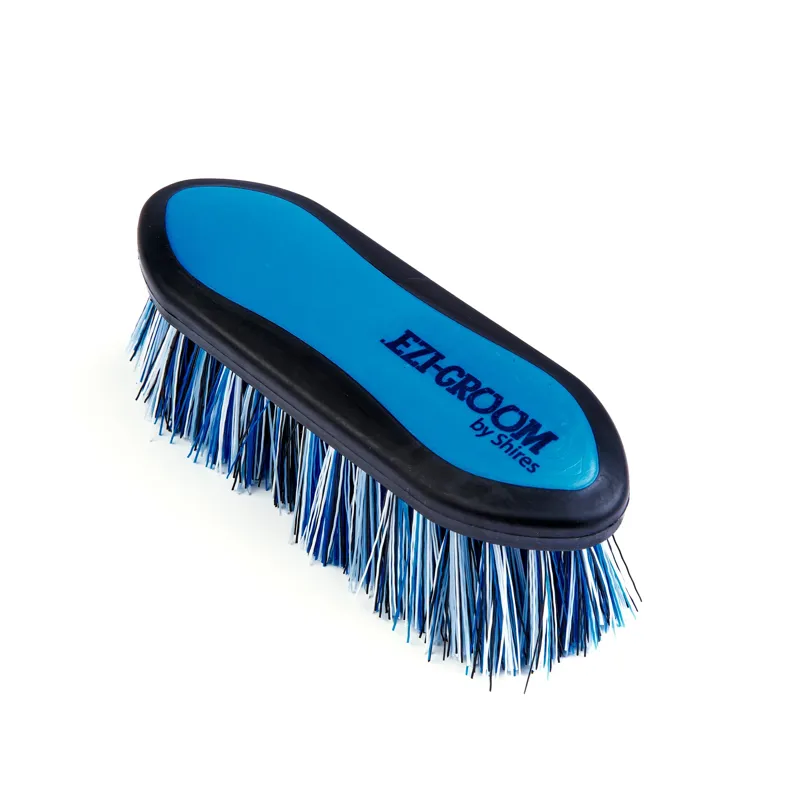 EZI-GROOM Grip Dandy Brush in BRIGHT BLUE Small