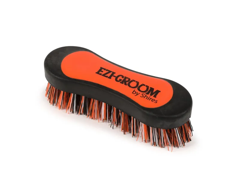 EZI-GROOM Grip Hoof Brush ORANGE Small