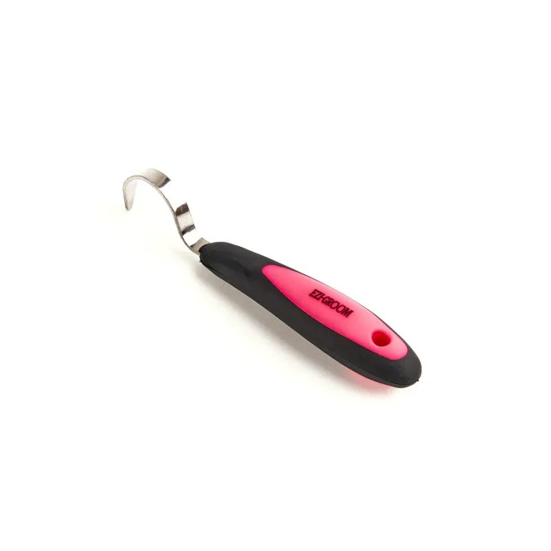 EZI-GROOM Grip Hoof Pick BRIGHT PINK one size