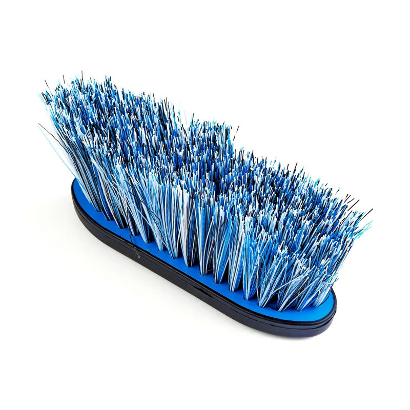 EZI-GROOM Grip Long Bristle Dandy Brush BRIGHT BLUE Large-1