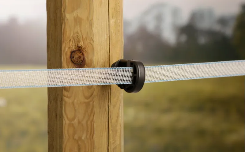 Rutland Electric Fence Poly Tape 20mm 200m white / blue-1