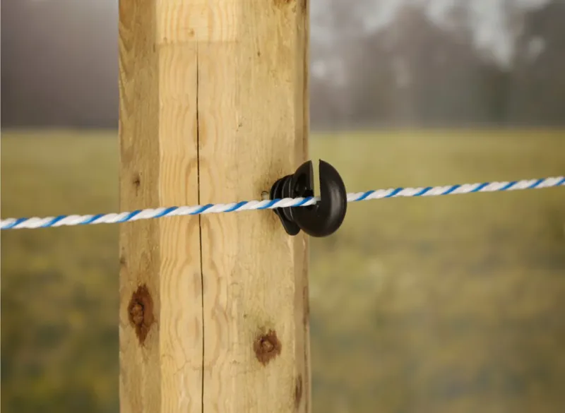 Rutland Strong Electric Fence Wood Screw Ring Insulator x100-8