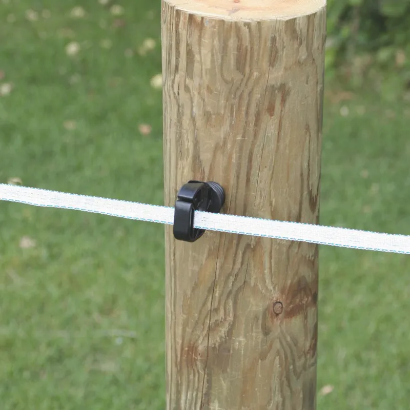 Rutland Electric Fence Poly Tape 20mm 200m white / blue Twin Pack-2