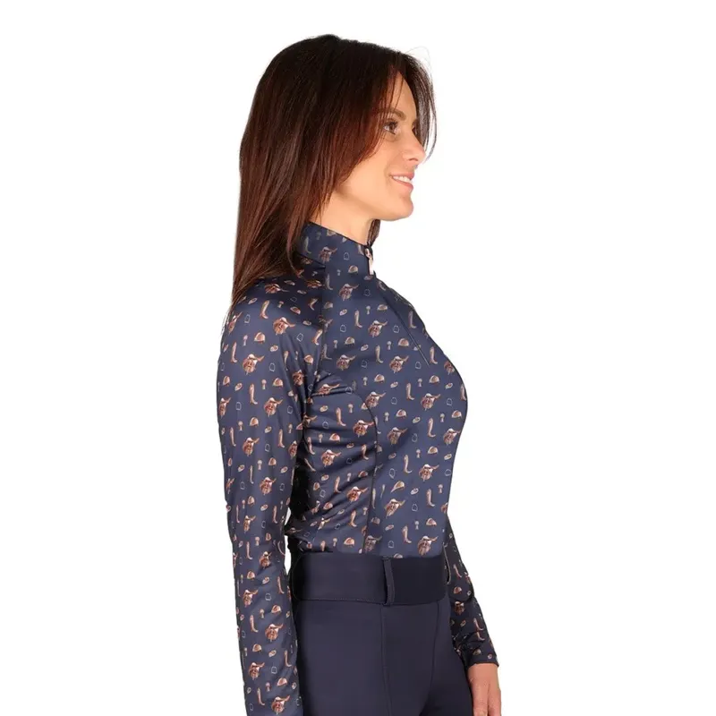 Hy Equestrian Elevate Country Base Layer - - Navy/Fossil