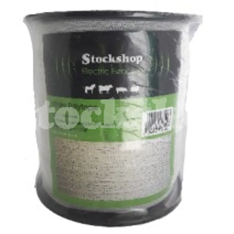 Stockshop 40mm White Polytape - 200m