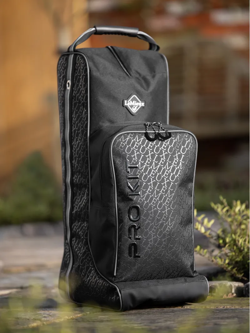 LeMieux Elite Pro Boot and Hat Bag - Black-3