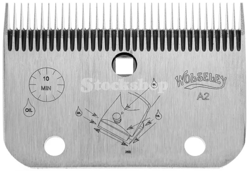 Stockshop Wolseley A2M Medium Original Clipper Blades Tinned-1