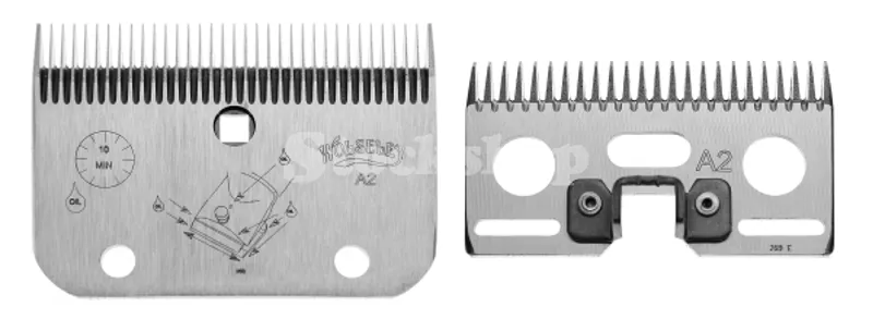 Stockshop Wolseley A2M Medium Original Clipper Blades Tinned-3