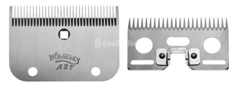 Stockshop Wolseley A2F Fine Clipper Blades Tinned