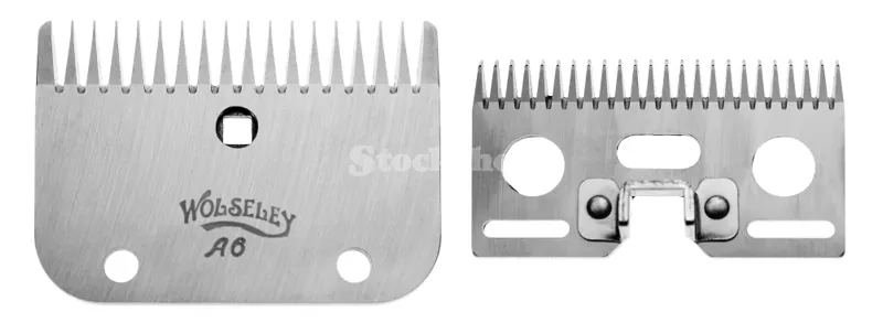 Stockshop Wolseley A6 Corse Clipper Blades Tinned