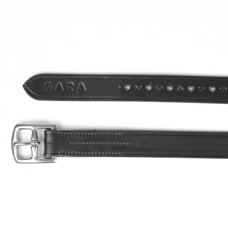 Shires Velociti GARA Stirrup Leathers - Black-2