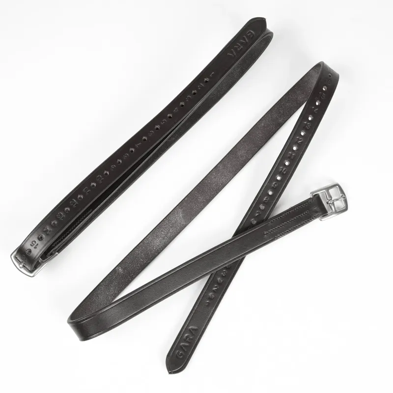 Shires Velociti GARA Stirrup Leathers - Black