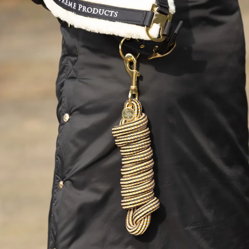 Supreme Products Royal Occasion Lead Rope Black White Gold 2m-3