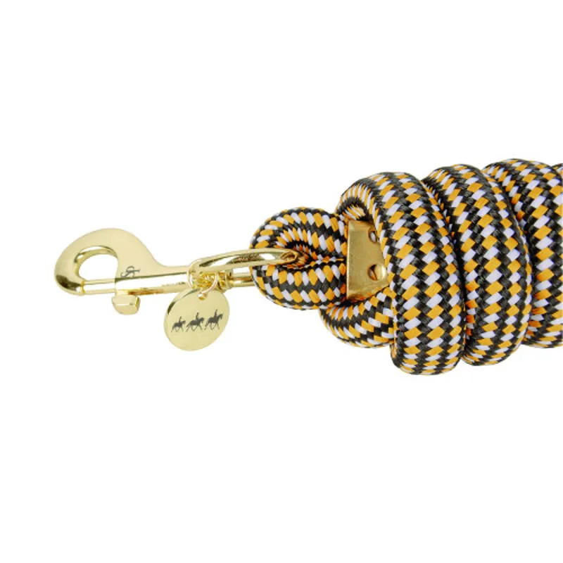 Supreme Products Royal Occasion Lead Rope Black White Gold 2m-1