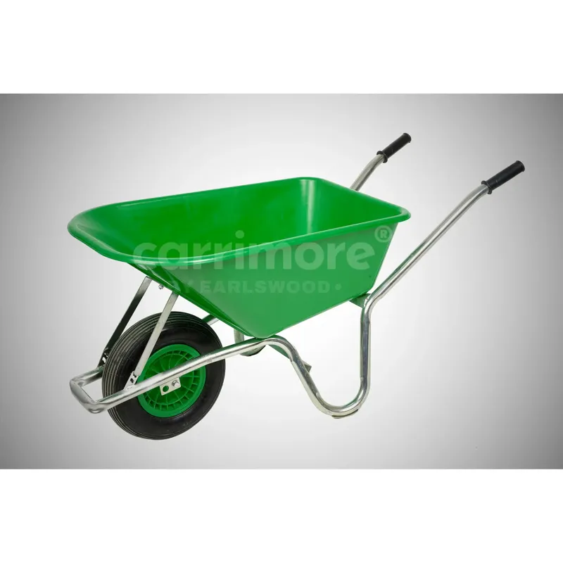 Carrimore 120 Litre Stable Wheelbarrow in Green