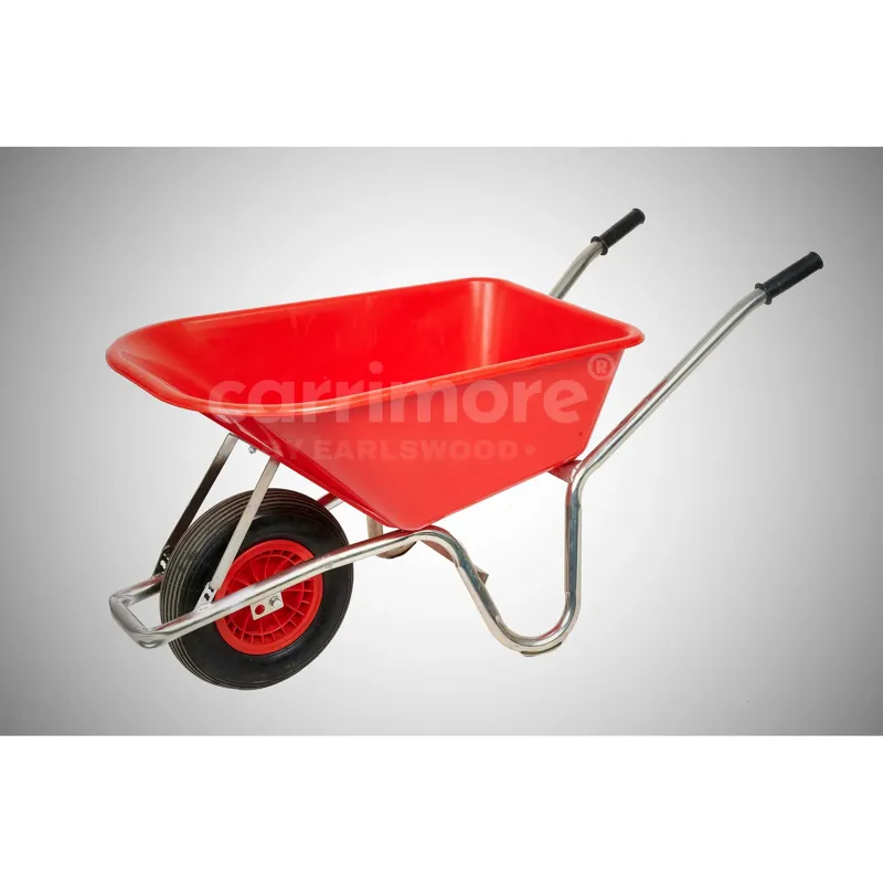 Carrimore 120 Litre Stable Wheelbarrow in Red