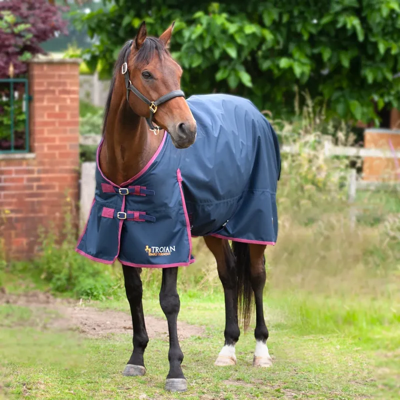 Gallop Trojan 50g Turnout - Navy