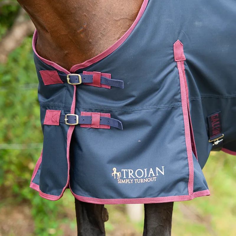 Gallop Trojan 50g Turnout - Navy-3