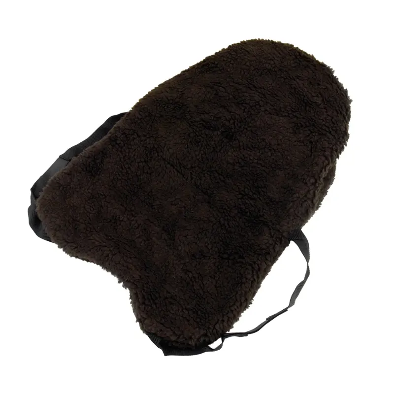 Hy Fur Fabric Seat Saver in Brown-1