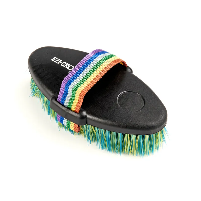 EZI-GROOM Shape Up Body Brush BLUE/YELLOW Large