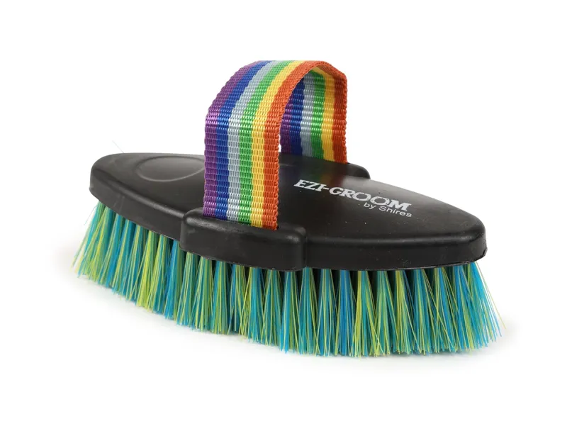 EZI-GROOM Shape Up Body Brush BLUE/YELLOW Large-1
