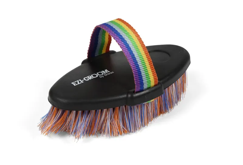 EZI-GROOM Shape Up Body Brush ORANGE/BLUE Large-1