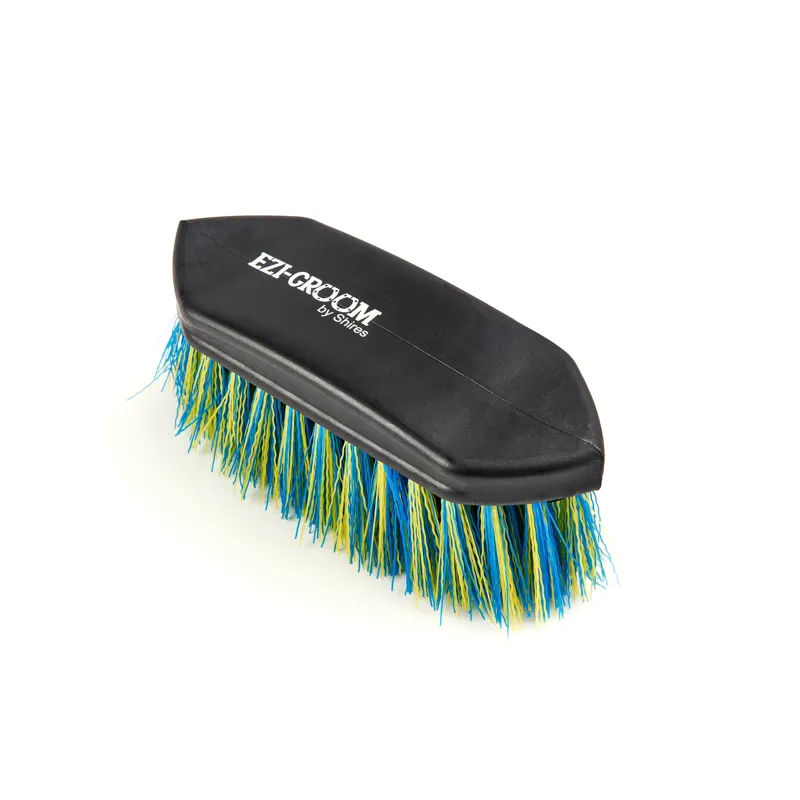 EZI-GROOM Shape Up Dandy Brush BLUE/YELLOW Small