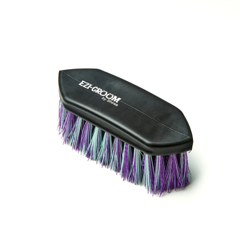 EZI-GROOM Shape Up Dandy Brush PURPLE/GREEN Small