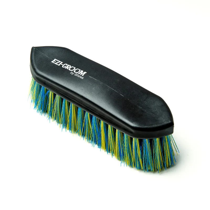 EZI-GROOM Shape Up Dandy Brush BLUE/YELLOW Large