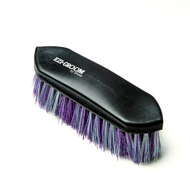 EZI-GROOM Shape Up Dandy Brush PURPLE/GREEN Large