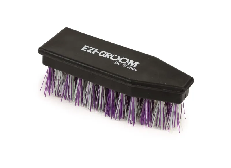 EZI-GROOM Shape Up Hoof Brush PURPLE/GREEN one size-1