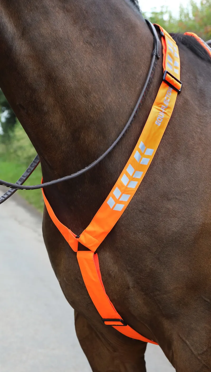 EQUI-FLECTOR Breastplate Orange