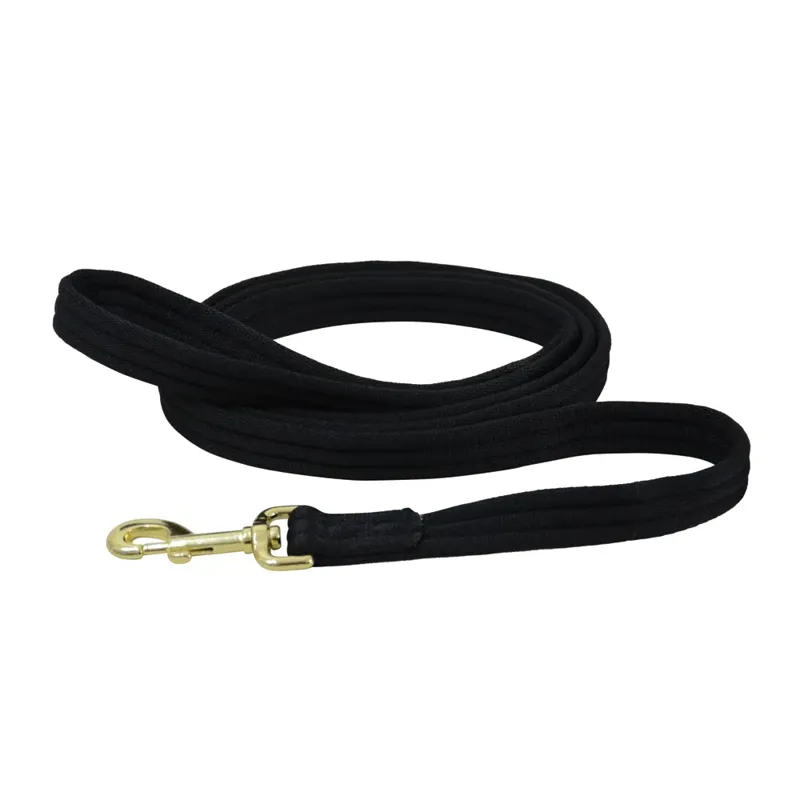 Hy Equestrian Soft Webbing Lead Rein Without Chain - Black