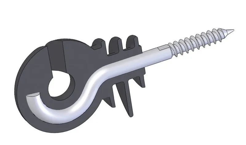 Rutland Strong Electric Fence Wood Screw Ring Insulator x100-4