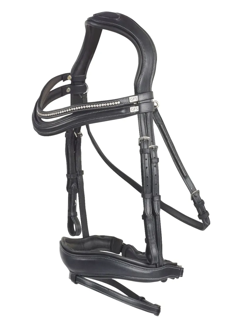GFS Premier Prime Bridle in Black