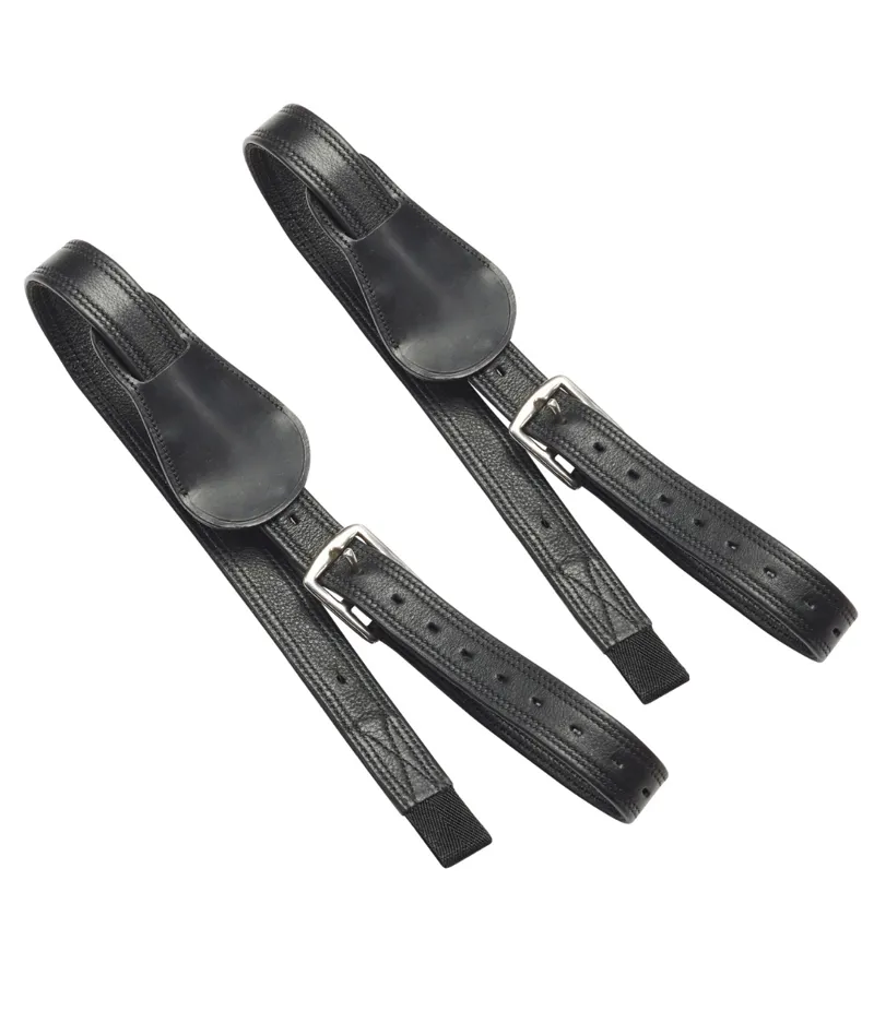 GFS Mono Stirrup Leathers in Black