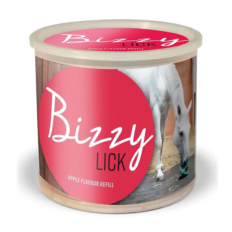 BIZZY HORSE LICK REFILL 1KG APPLE