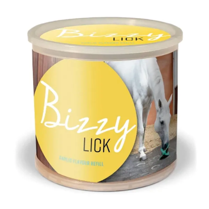 BIZZY HORSE LICK REFILL 1KG GARLIC