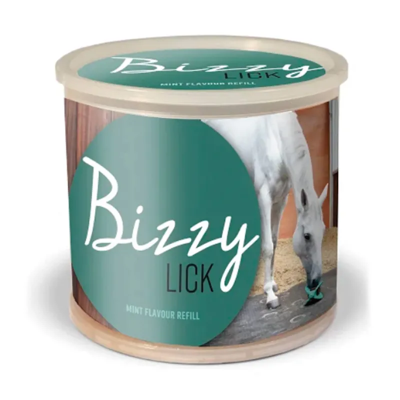 BIZZY HORSE LICK REFILL 1KG MINT