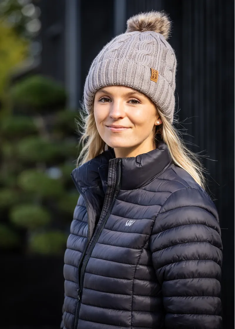 Woof Wear Cable Beanie - Stone-1