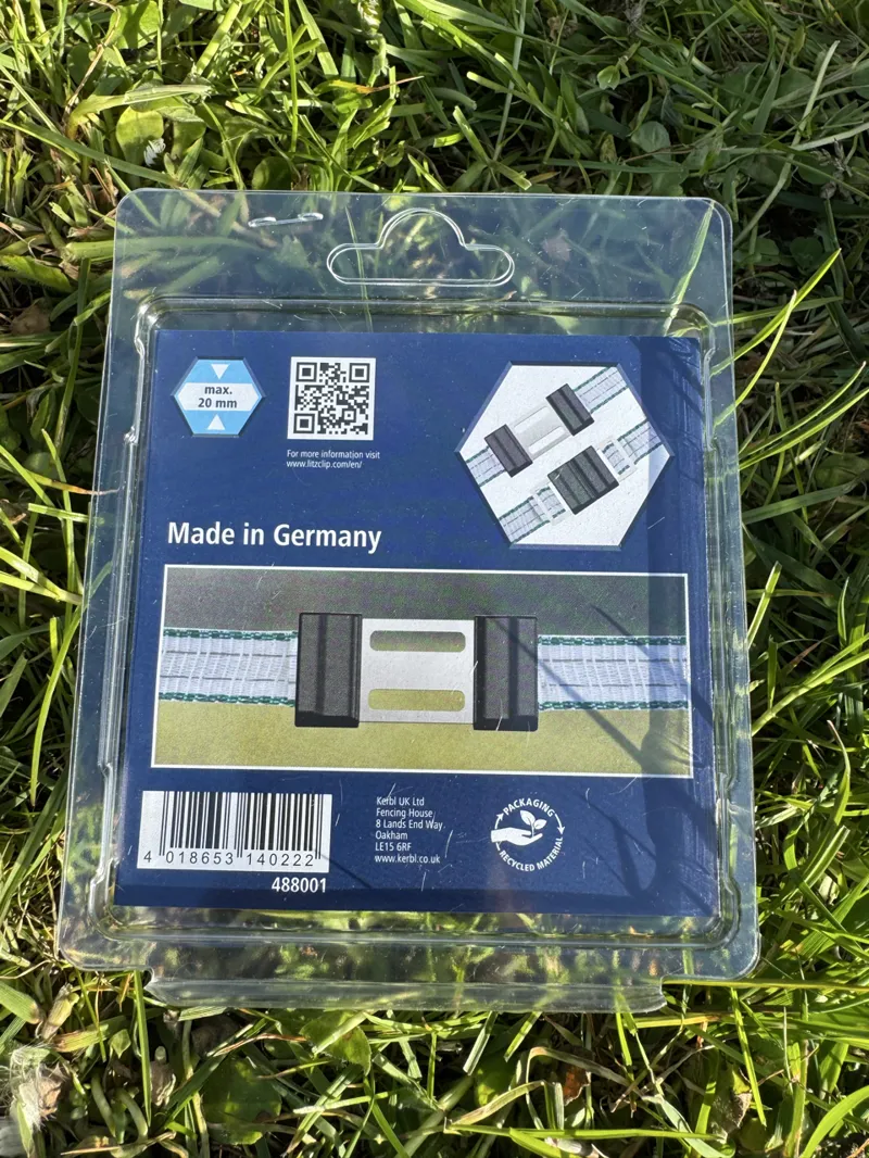 Rutland Electric Fence Tape Connectors 20mm Litzclip 5-2